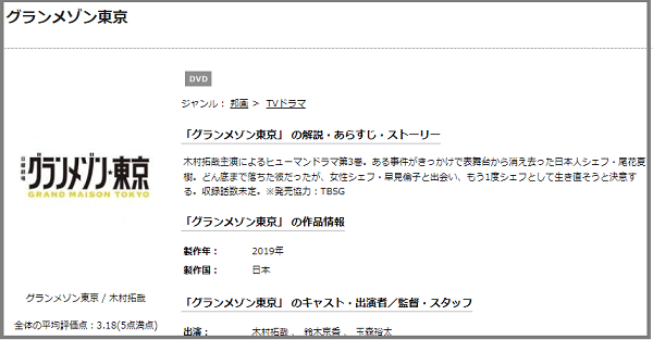 グランメゾン東京 はamazonプライムでは見れない アマプラ以外で無料で視聴する方法 ドーガ戦隊